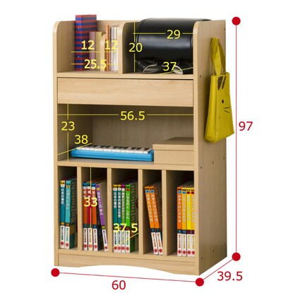 School bag rack 6030H97 (natural)