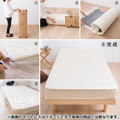 Single Compressed Pocket Coil Mattress (RJ05EC, 20cm thick)