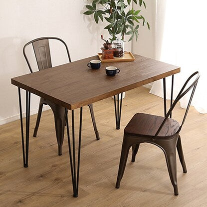 Vintage style compact dining table (110cm wide WAL)