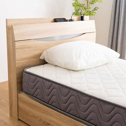 Single bed frame with storage and lighting (TRT NA)