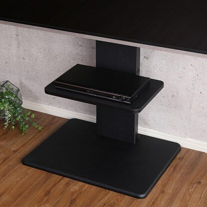 Make your room spacious with this wall-mounted TV stand (WAT low type, black)