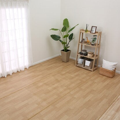 Cushion floor joint carpet 6 tatami mats (light oak)