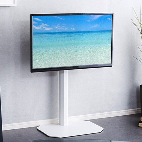 A low-profile wall-mounted TV stand that can be used anywhere