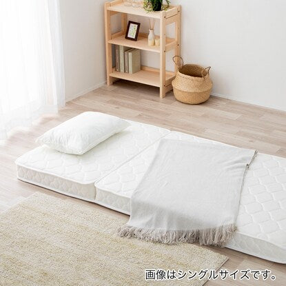 Semi-double 3-fold pocket coil mattress