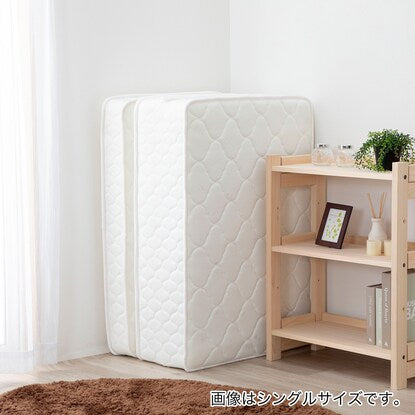 Semi-double 3-fold pocket coil mattress