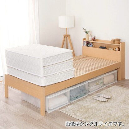 Semi-double 3-fold pocket coil mattress