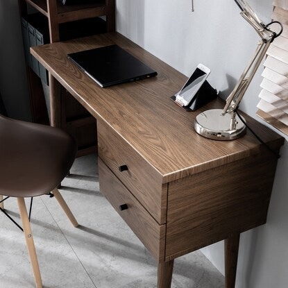 Scandinavian style slim desk (depth 40cm SN WAL)