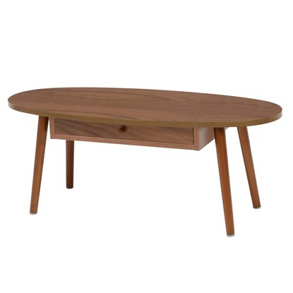 Oval centre table with drawer, width 95cm (BR)