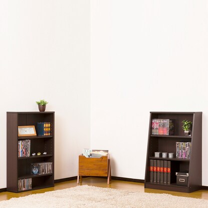 Open bookshelf that can be stored by size (W60 DBR)