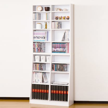 Open bookshelf that can store items by size (W75 WH)