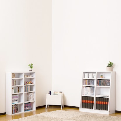 Open bookshelf that can store items by size (W75 WH)