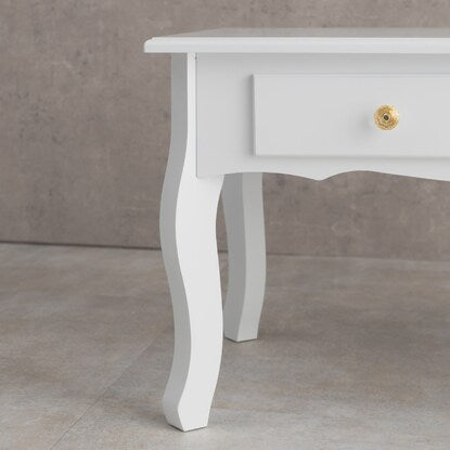 Elegant cat leg center table (WH)