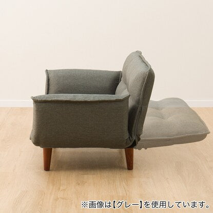 Compact couch sofa with ottoman (BR)