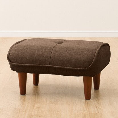 Compact couch sofa with ottoman (BR)