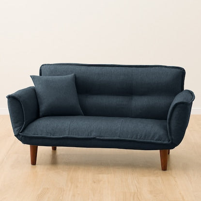 Compact couch sofa with ottoman (NV)