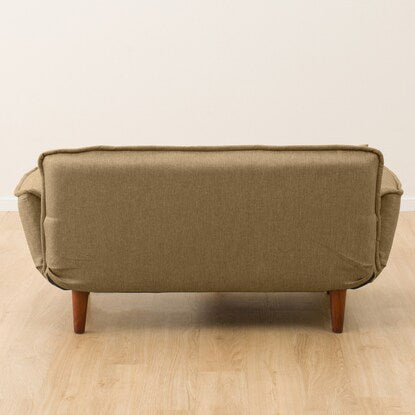 Compact couch sofa with ottoman (BE)