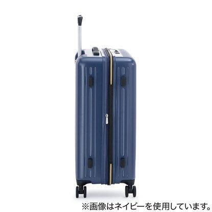 拡張ジッパータイプキャリーケース（85-98L マットサンドベージュ）