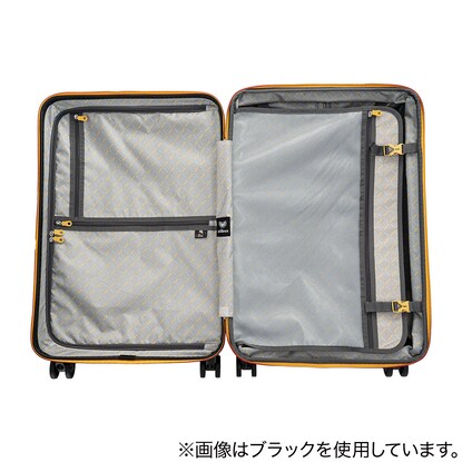 拡張ジッパータイプキャリーケース（85-98L マットサンドベージュ）