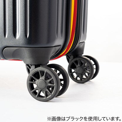 拡張ジッパータイプキャリーケース（85-98L マットサンドベージュ）