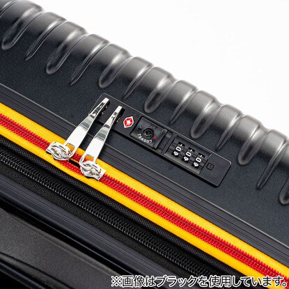 拡張ジッパータイプキャリーケース（85-98L マットサンドベージュ）