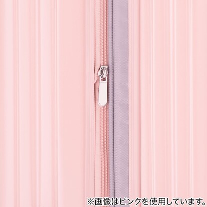 拡張ジッパータイプキャリーケース（85-98L マットサンドベージュ）