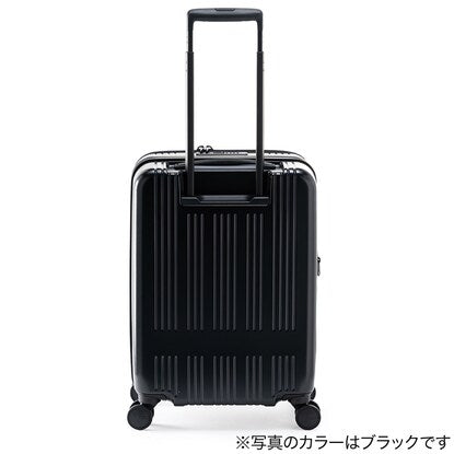 フロントオープン拡張ジッパータイプキャリーケース（38-44L マットアッシュグレー）
