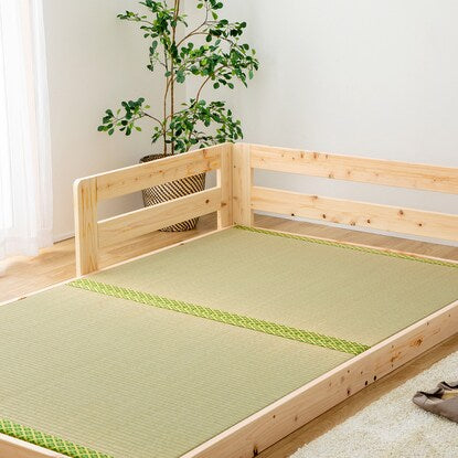 Single side guard with rush floor bed