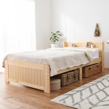 Bed with headboard and slats (SD NA)