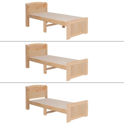 Small single short bed frame (with bonnell coil mattress NA)