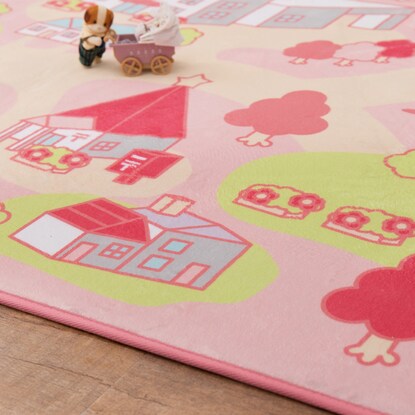 Washable Kids Rug Princess Town 190 x 190