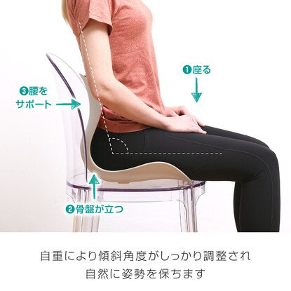 姿勢サポートチェア L（男性向き）BK