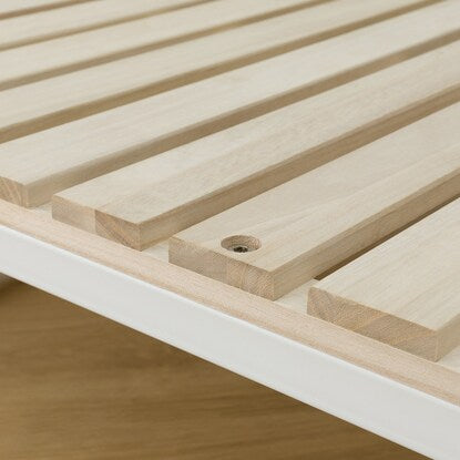 Single folding paulownia wood slat pipe bed (BLNC)