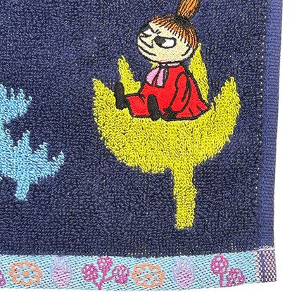 MOOMIN ムーミンフェイスタオル（よるのおさんぽ）34×80