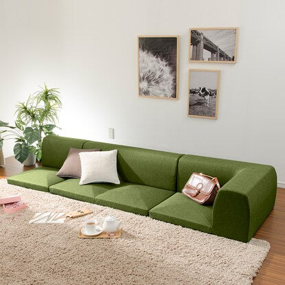 Covering low sofa 3-piece set (Task GR)