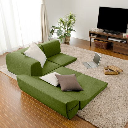 Covering low sofa 3-piece set (Task GR)