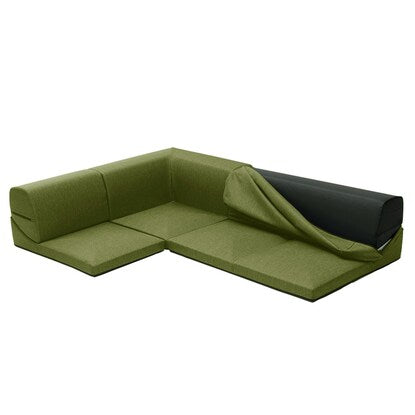 Covering low sofa 3-piece set (Task GR)