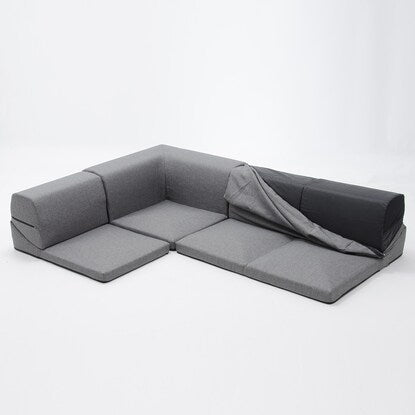 Covering low sofa 3-piece set (Darian GY)