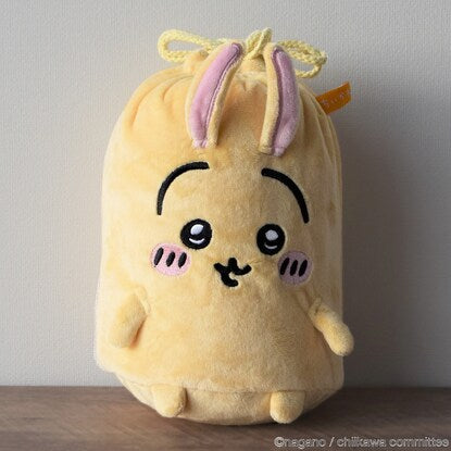 Chiikawa Fluffy Drawstring Blanket (Rabbit)