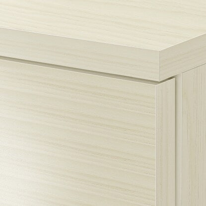 A thin square cabinet with a beautiful wood grain pattern, one row of doors (right-opening, width 38cm, gloss finish WW)