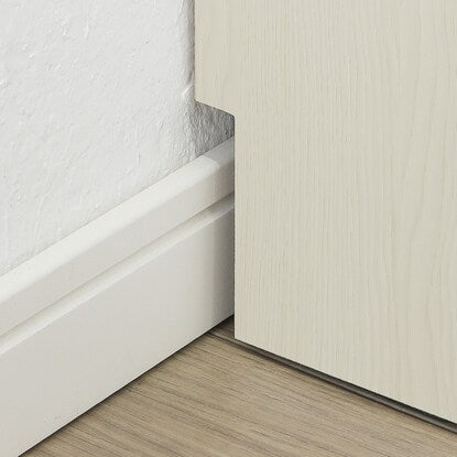 A thin square cabinet with a beautiful wood grain pattern, one row of doors (right-opening, width 38cm, gloss finish WW)