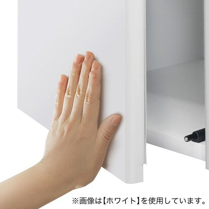 照明付きワードローブ用上置き（幅57.5×高さ40cm WH）