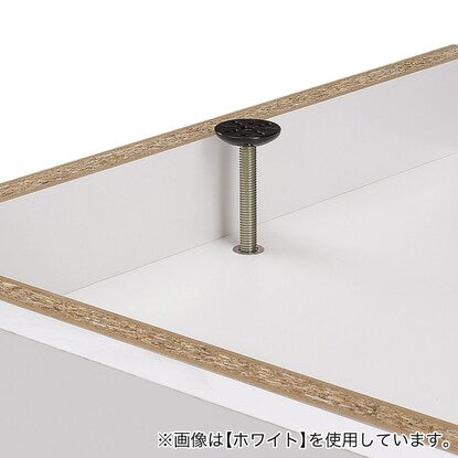照明付きワードローブ用上置き（幅57.5×高さ40cm WH）
