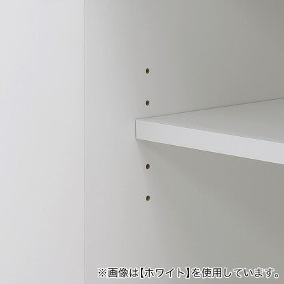 照明付きワードローブ用上置き（幅57.5×高さ40cm WH）