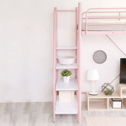 2-level height loft bed with stairs (PI)