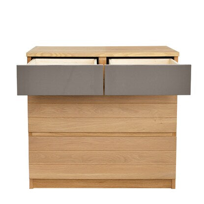 Solid oak sideboard (width 80cm)