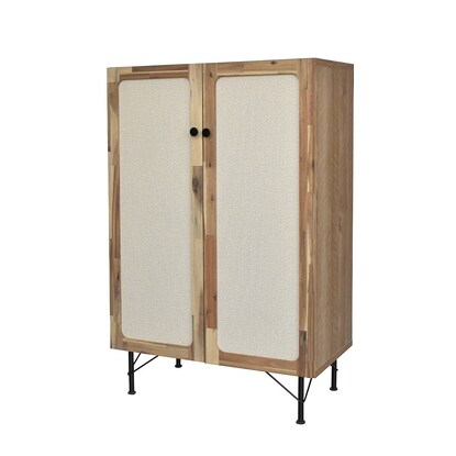 Linen pattern cabinet (width 80cm)