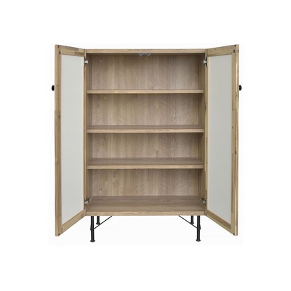 Linen pattern cabinet (width 80cm)