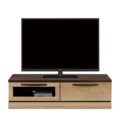 Simple wood grain design TV stand (120 NA)