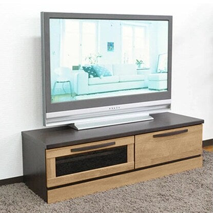 Simple wood grain design TV stand (120 NA)