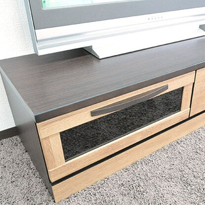 Simple wood grain design TV stand (120 NA)